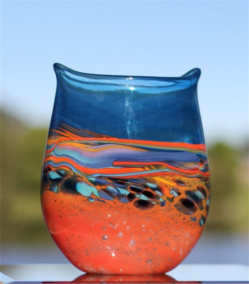 Open Form Vase Sunsets series