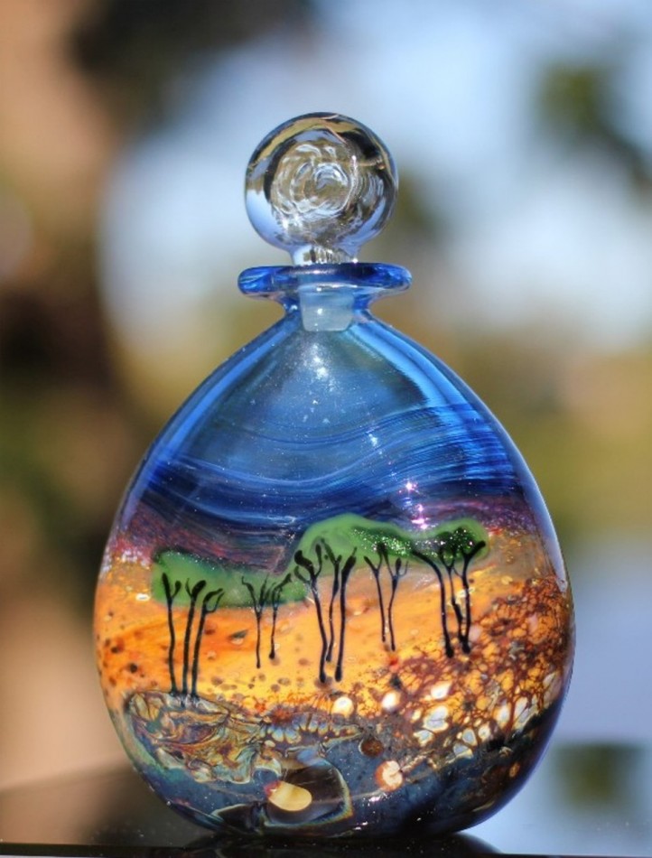 Stoppered Bottle, Inland Series, Ht 20cm