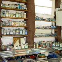 glass colors in the studio